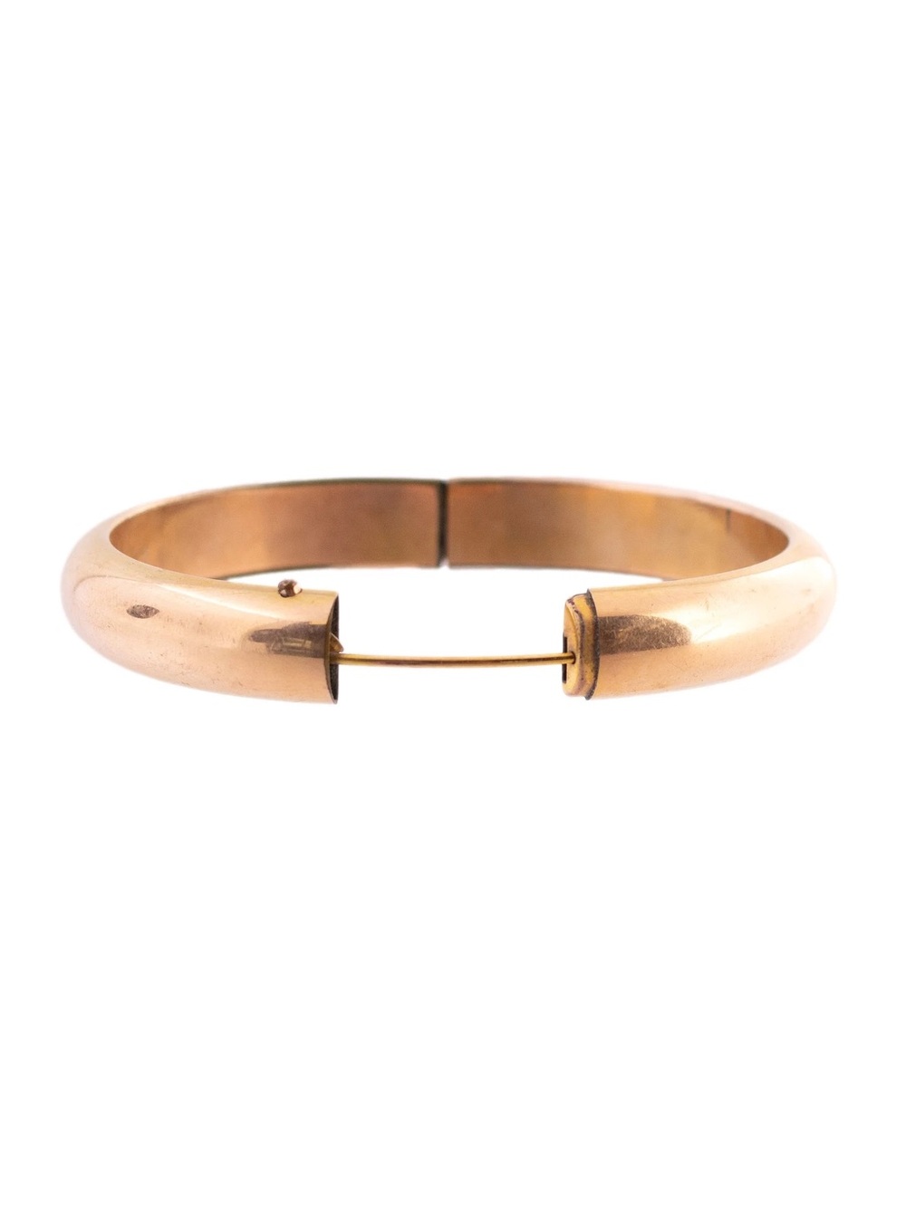 Gold filled hinge bangle bracelet - Picture 4 of 4